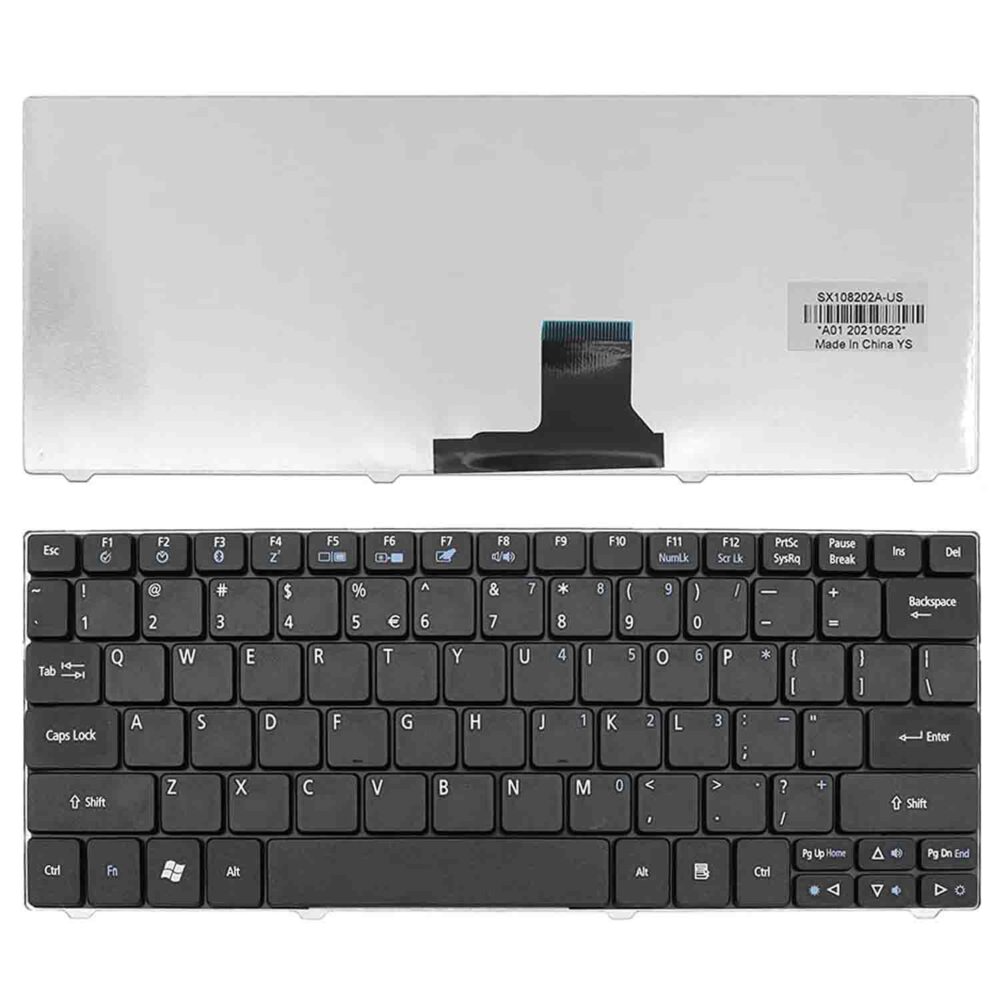Keyboard Acer Aspire 1810T US Black Frame Without Backlit - Image 3