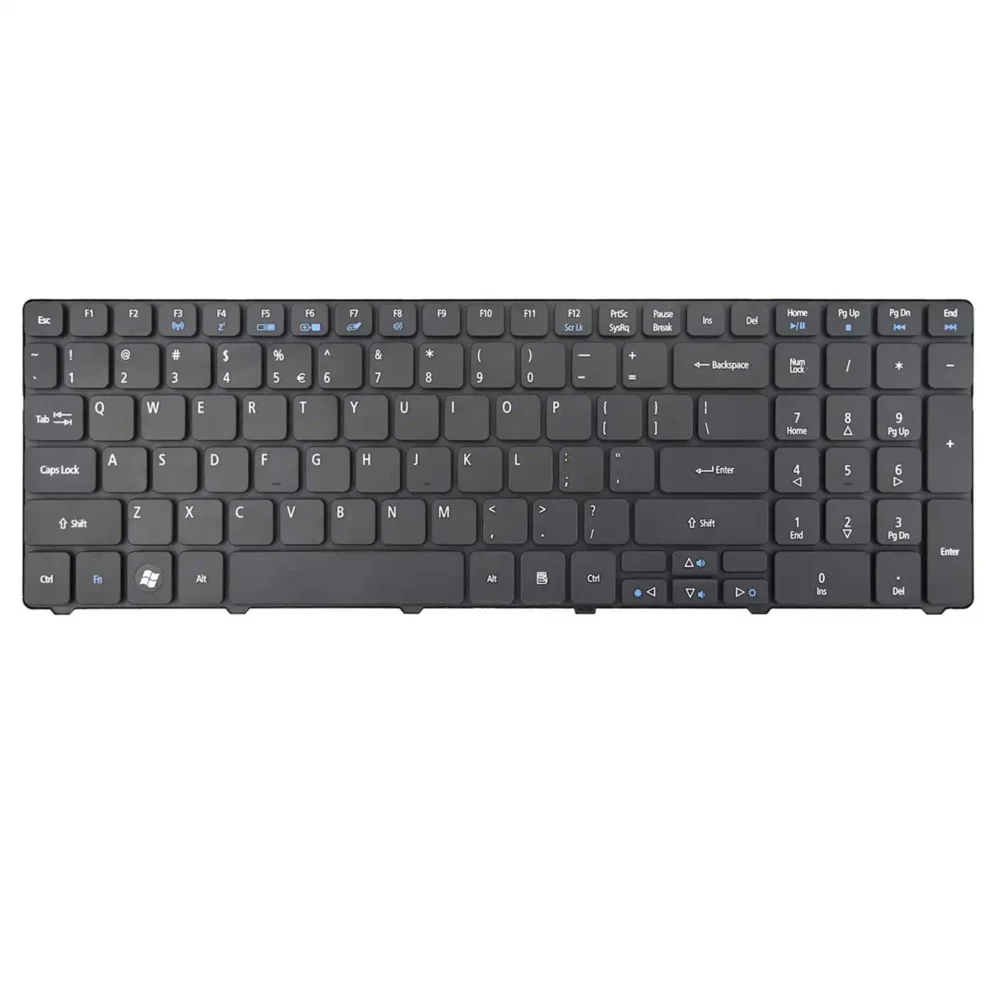 Keyboard Acer Aspire 5741 US Black Frame Without Backlit