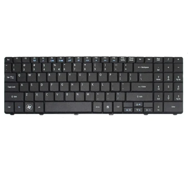 Keyboard Acer Aspire E725 US Black Frame Without Backlit