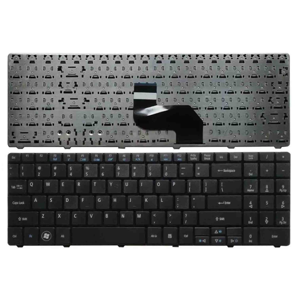 Keyboard Acer Aspire E725 US Black Frame Without Backlit - Image 3