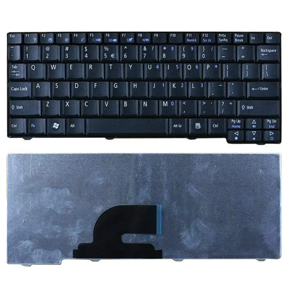 Keyboard Acer Aspire Mini D250 US Black Frame Without Backlit - Image 3