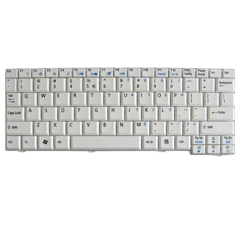 Keyboard Acer Aspire Mini D250 US White Frame Without Backlit