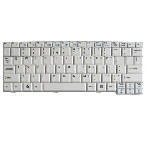 Keyboard Acer Aspire Mini D250 US White Frame Without Backlit