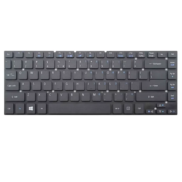 Keyboard Acer Aspire V3-471 US Black Without Frame & Backlit