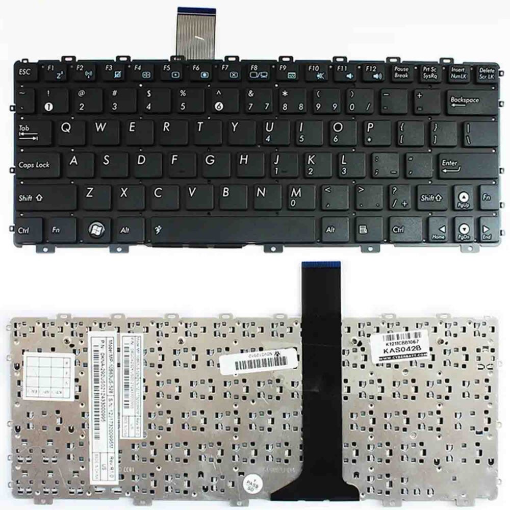 Keyboard Asus EeePC 1015 US Black Without Frame & Backlit - Image 3