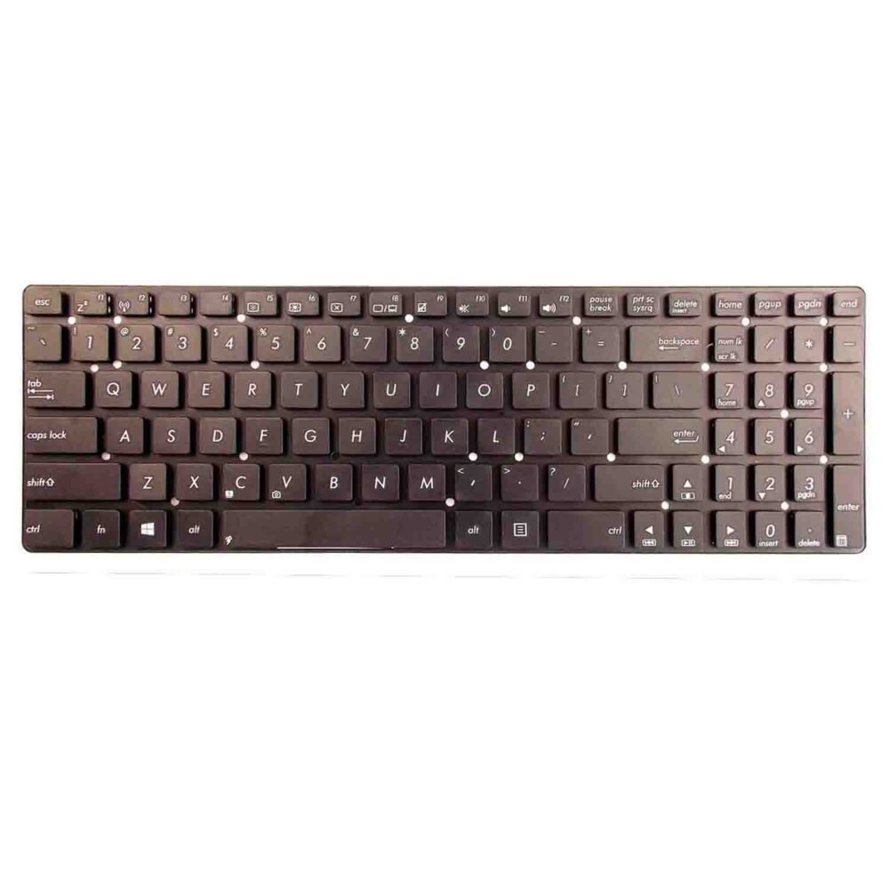 Keyboard Asus K55 US Black Without Frame & Backlit
