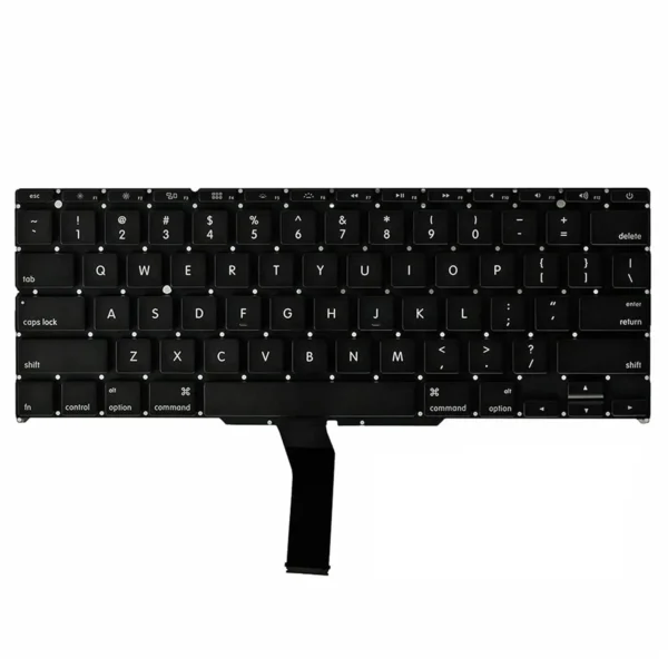 Keyboard Apple MacBook Air A1370 US Black Without Frame & Backlit