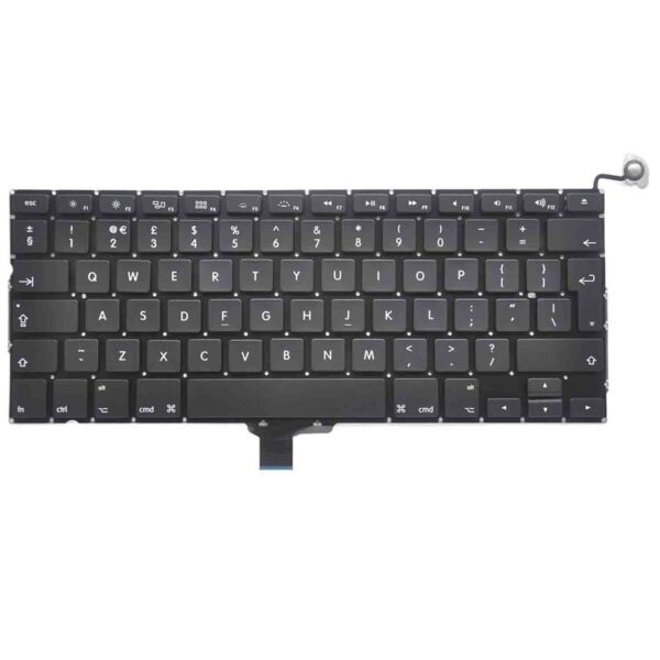 Keyboard Apple MacBook Pro A1278 UK Black Without Frame & Backlit