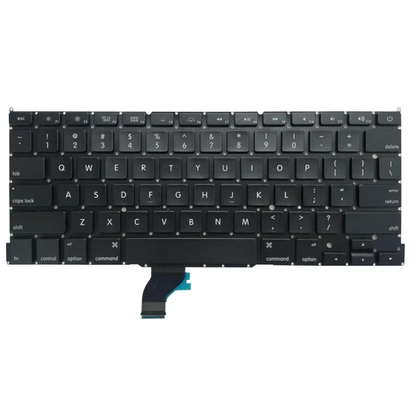 Keyboard Apple MacBook Pro A1502 US Black Without Frame & Backlit