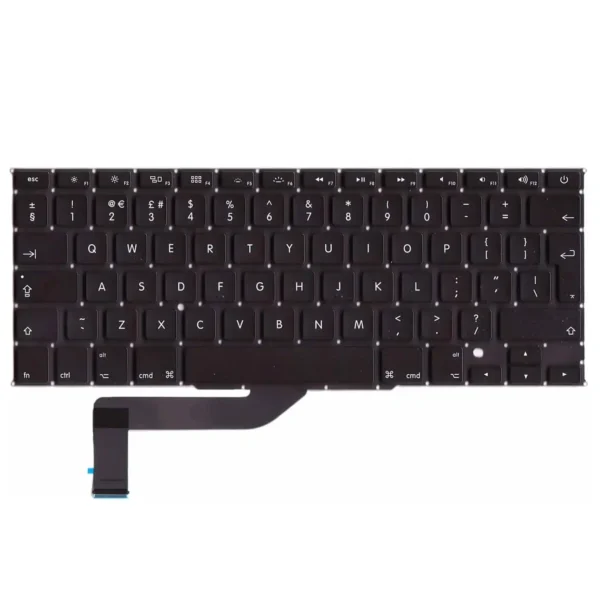 Keyboard Apple MacBook Pro A1398 UK Black Without Frame & Backlit