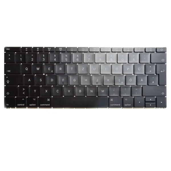 Keyboard Apple MacBook Pro A1534 UK Black Without Frame & Backlit (Early 2016)
