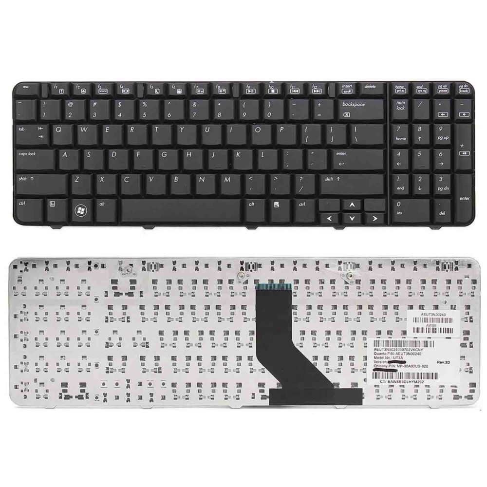 Keyboard HP Compaq Presario CQ60 US Black Frame - Image 3