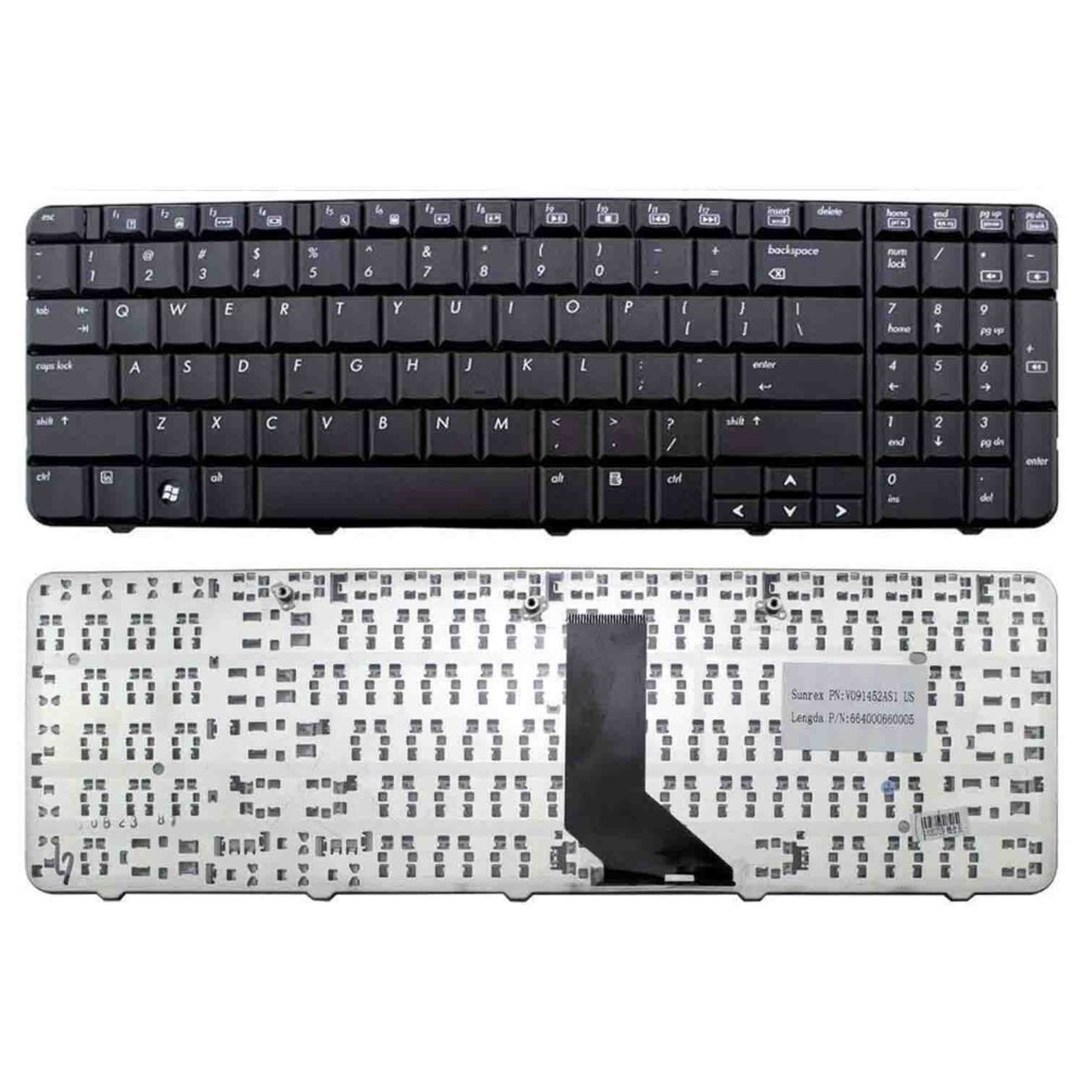 Keyboard HP Compaq Presario CQ61 US Black Frame - Image 3