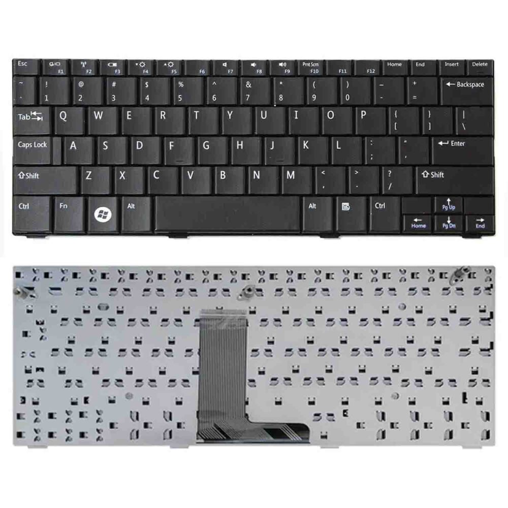 Keyboard Dell Inspiron Mini 10 US Black Frame Without Backlit - Image 3