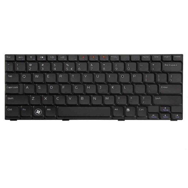 Keyboard Dell Inspiron Mini 1012 US Black Frame Without Backlit