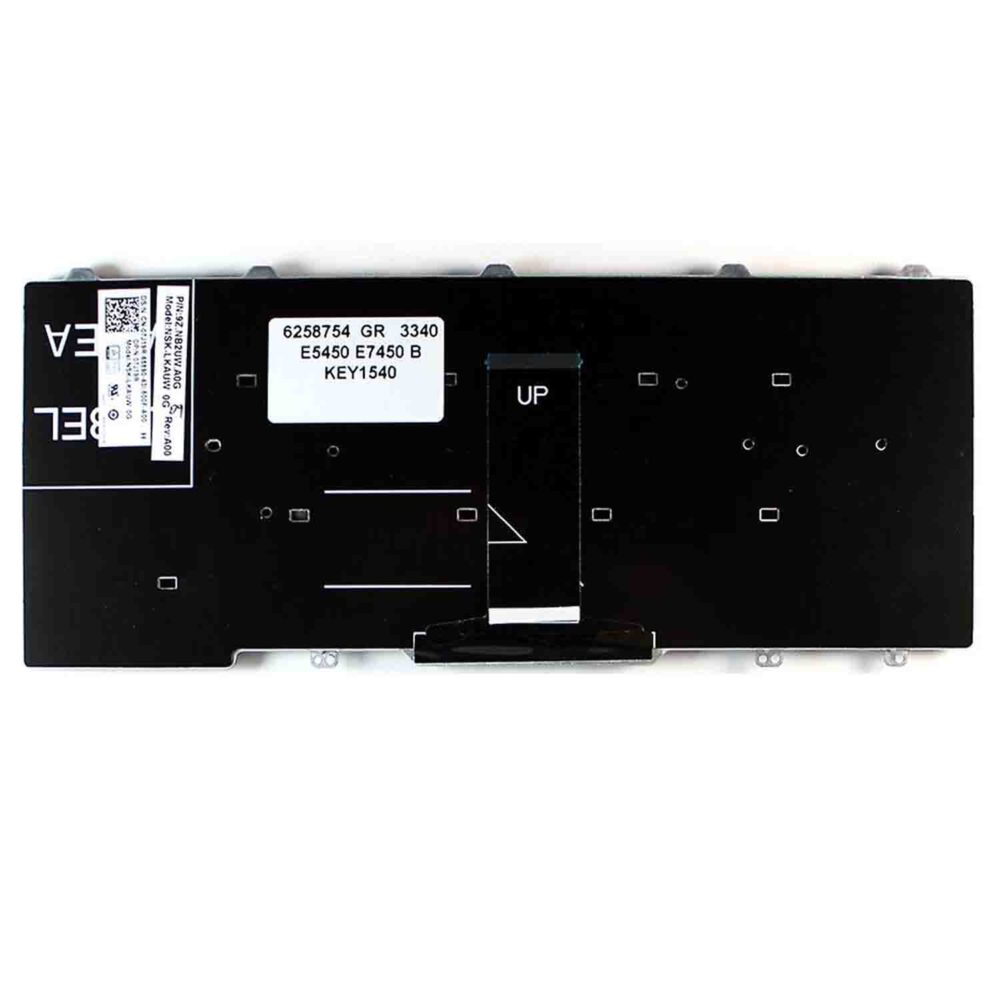 Keyboard Dell Latitude 3340 UK Black Without Pointer & Backlit - Image 2