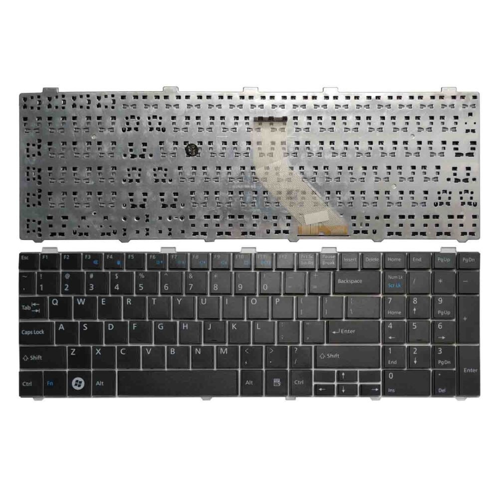 Keyboard Fujitsu Lifebook AH530 US Black Frame Without Backlit - Image 3