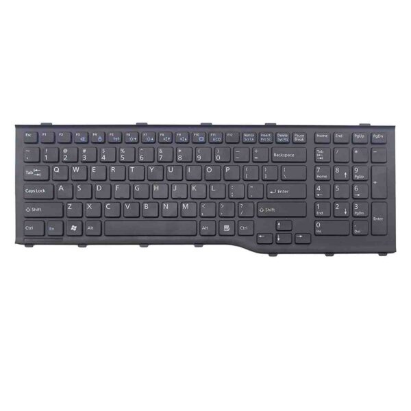 Keyboard Fujitsu Lifebook AH532 US Black Frame Without Backlit