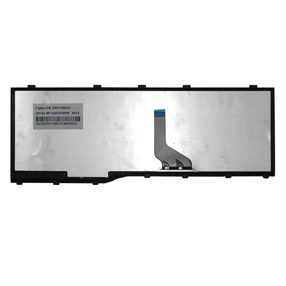 Keyboard Fujitsu Lifebook AH532 US Black Frame Without Backlit - Image 2