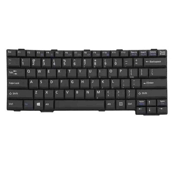 Keyboard Fujitsu Lifebook S751 US Black Frame Without Backlit