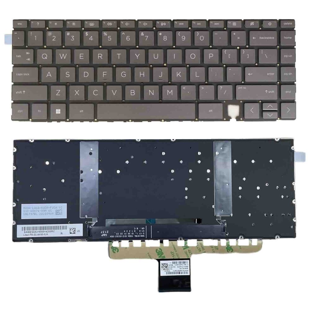 Keyboard HP Spectre x360 14-EA US Gray With Backlit - Image 3