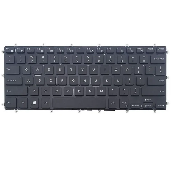 Keyboard Dell Inspiron 13 7347 US Black Without Backlit