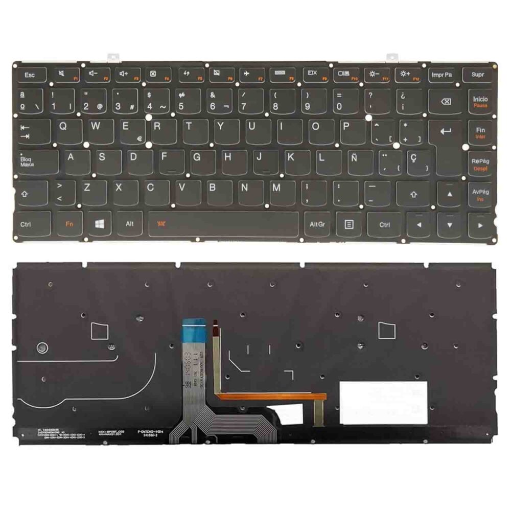 Keyboard Lenovo Yoga 2 Pro 13 UK Black With Backlit - Image 3