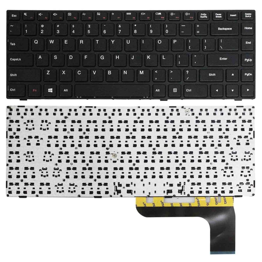 Keyboard Lenovo IdeaPad 100-14IBY US Black Frame Without Backlit - Image 3
