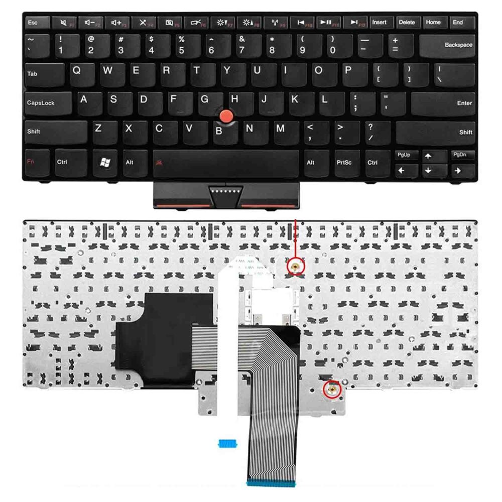 Keyboard Lenovo ThinkPad E420 US Black Frame With Pointer - Image 3