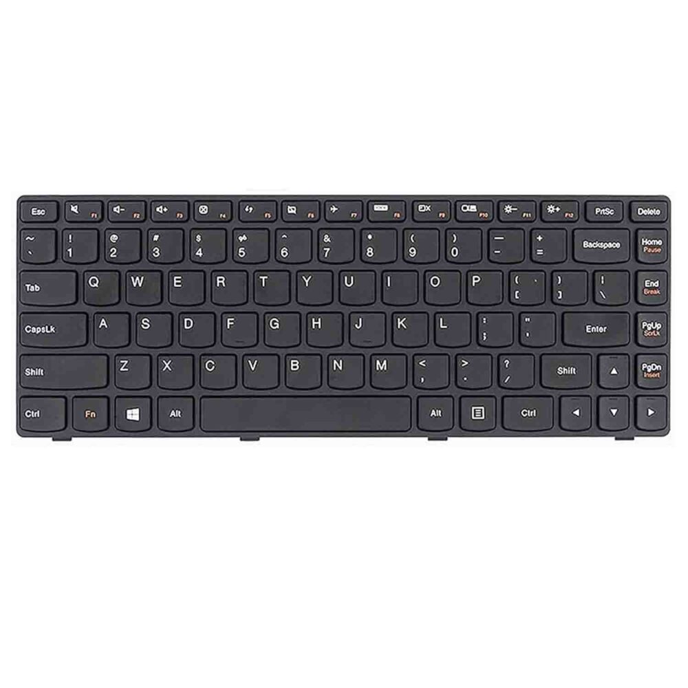 Keyboard Lenovo IdeaPad G470 US Black Frame Without Backlit