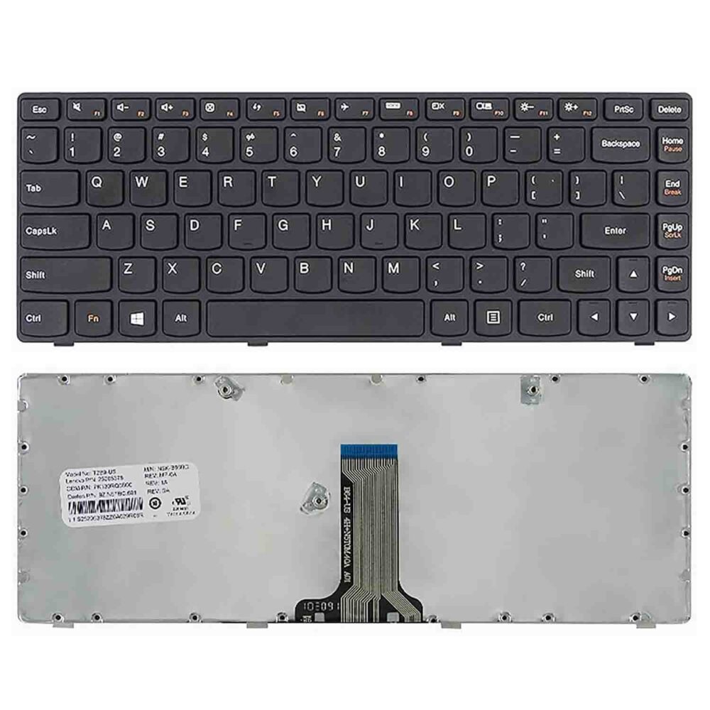 Keyboard Lenovo IdeaPad G470 US Black Frame Without Backlit - Image 3