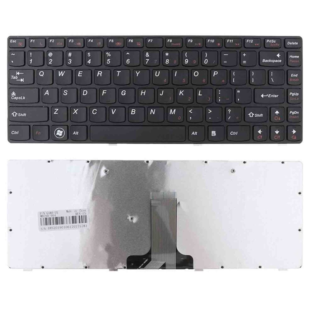 Keyboard Lenovo IdeaPad G480 US Black Frame Without Backlit - Image 3