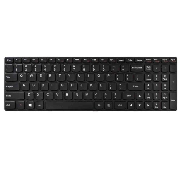 Keyboard Lenovo IdeaPad G500 US Black Frame Without Backlit