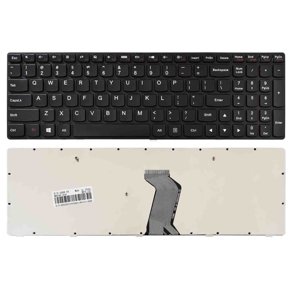 Keyboard Lenovo IdeaPad G500 US Black Frame Without Backlit - Image 3