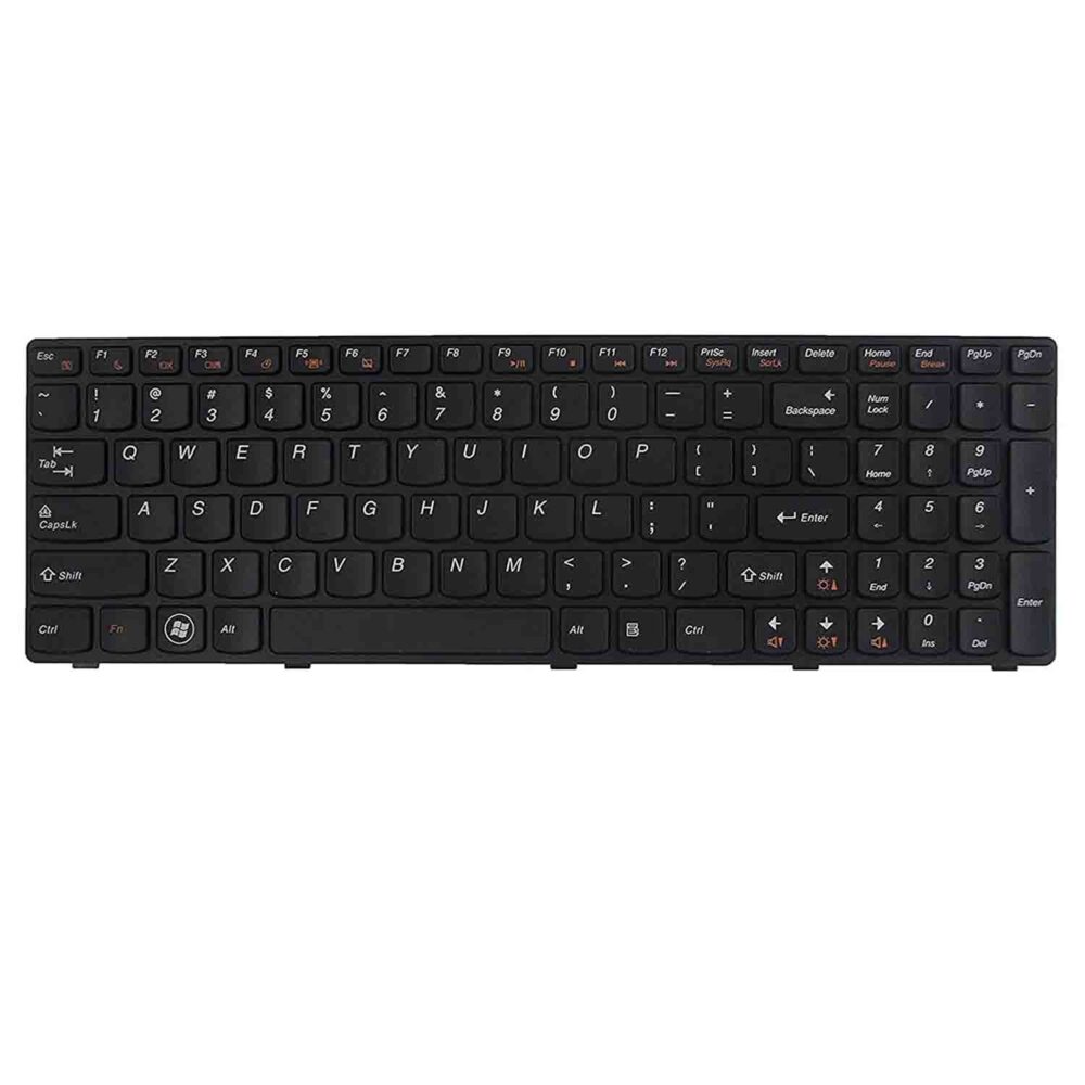 Keyboard Lenovo IdeaPad G560 US Black Frame Without Backlit