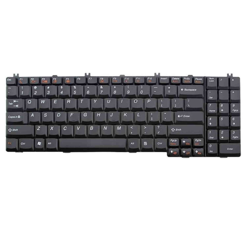 Keyboard Lenovo IdeaPad G550 US Black Frame Without Backlit