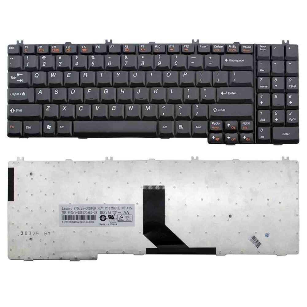 Keyboard Lenovo IdeaPad G550 US Black Frame Without Backlit - Image 3