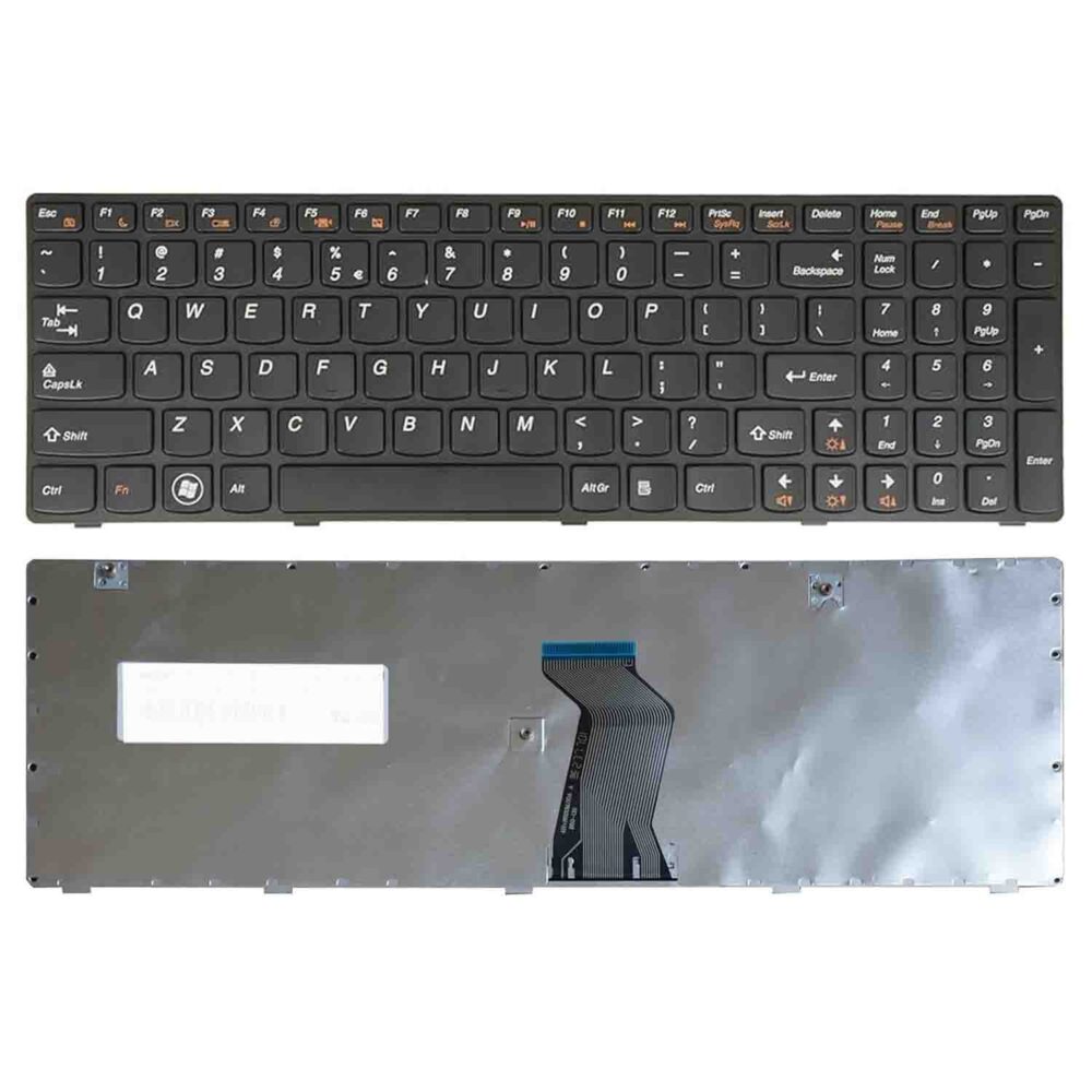 Keyboard Lenovo IdeaPad G580 US Black Frame Without Backlit - Image 3