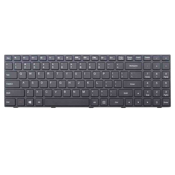 Keyboard Lenovo IdeaPad 100-15IBY US Black Frame Without Backlit