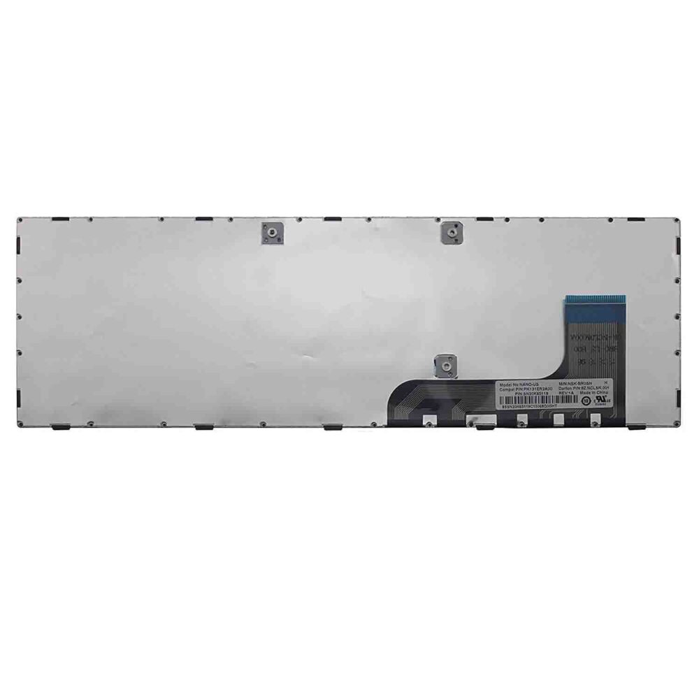 Keyboard Lenovo IdeaPad 100-15IBY US Black Frame Without Backlit - Image 2