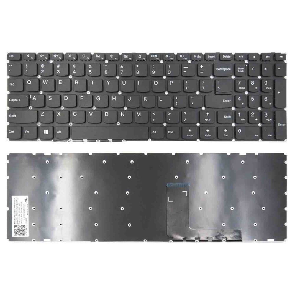 Keyboard Lenovo IdeaPad 310-15ISK US Black Without Power Button - Image 3