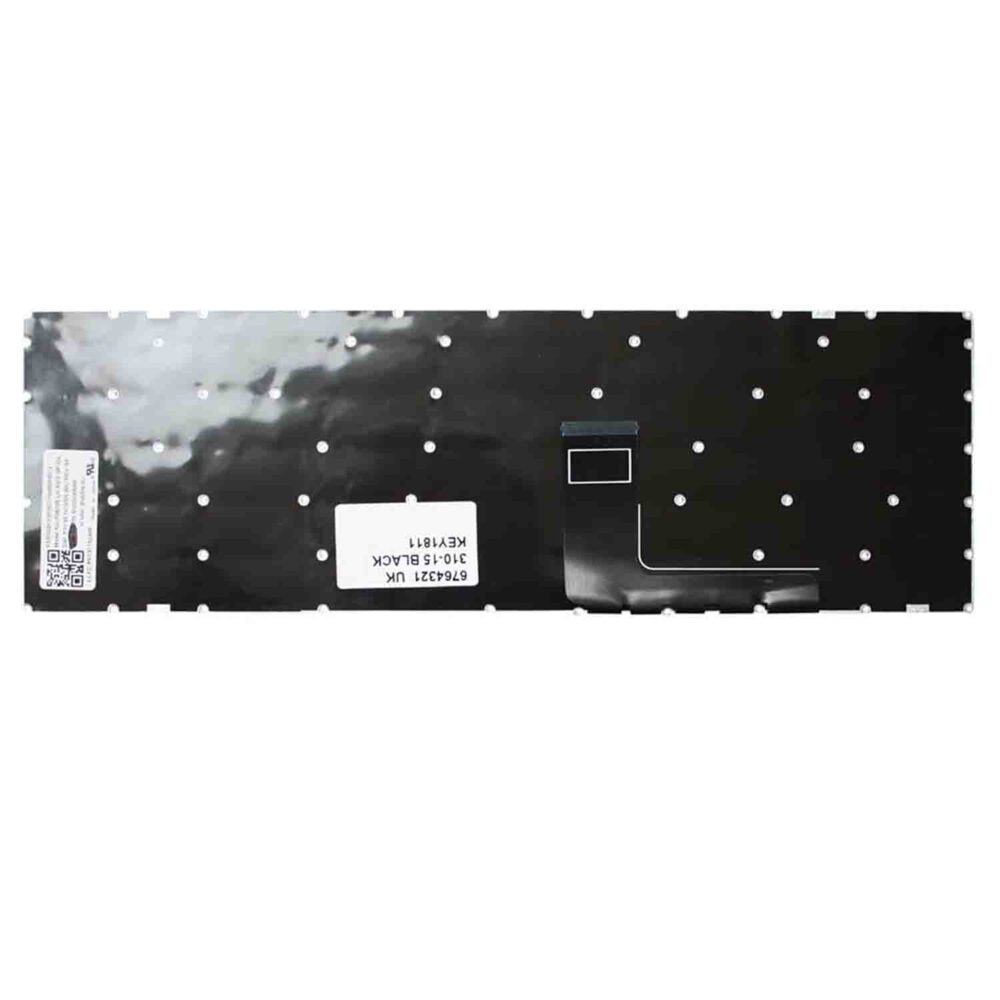 Keyboard Lenovo IdeaPad 310-15ISK UK Black Without Power Button - Image 2