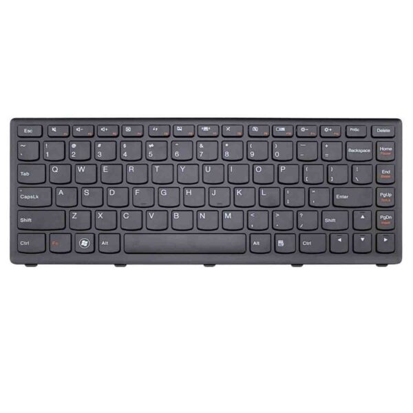 Keyboard Lenovo IdeaPad S400 US Black Frame Without Backlit