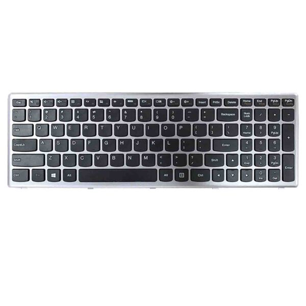 Keyboard Lenovo IdeaPad Z500 US Black Frame Without Backlit