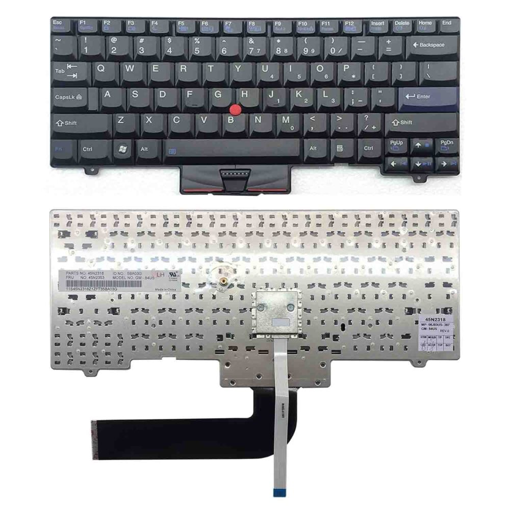 Keyboard Lenovo ThinkPad SL410 US Black Frame With Pointer - Image 3