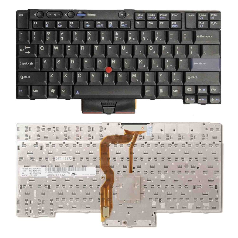 Keyboard Lenovo ThinkPad T410 US Black Frame With Pointer - Image 3