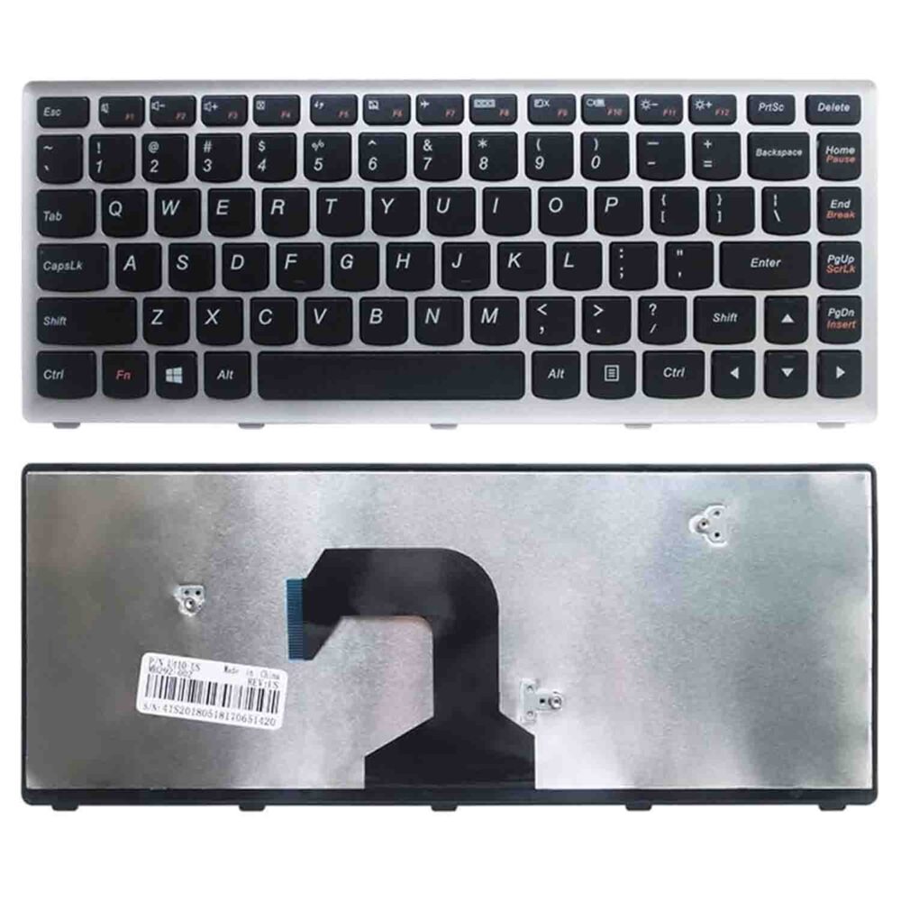 Keyboard Lenovo IdeaPad U410 US Black Frame Without Pointer - Image 3