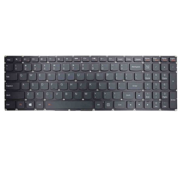 Keyboard Lenovo IdeaPad Y50-70 US Black Without Backlit