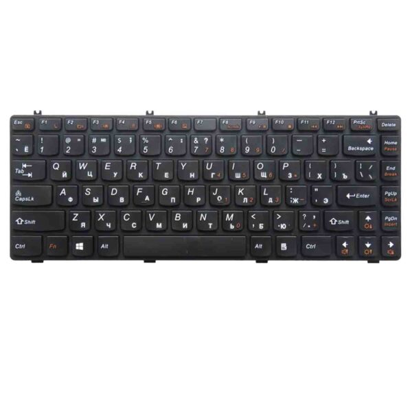 Keyboard Lenovo IdeaPad Y470 US Black Frame Without Backlit