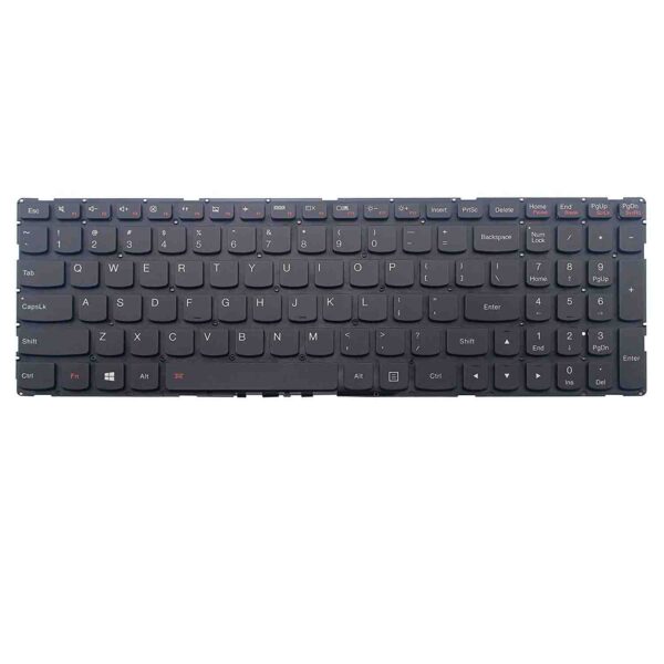 Keyboard Lenovo Flex 3 1570 US Black Without Backlit